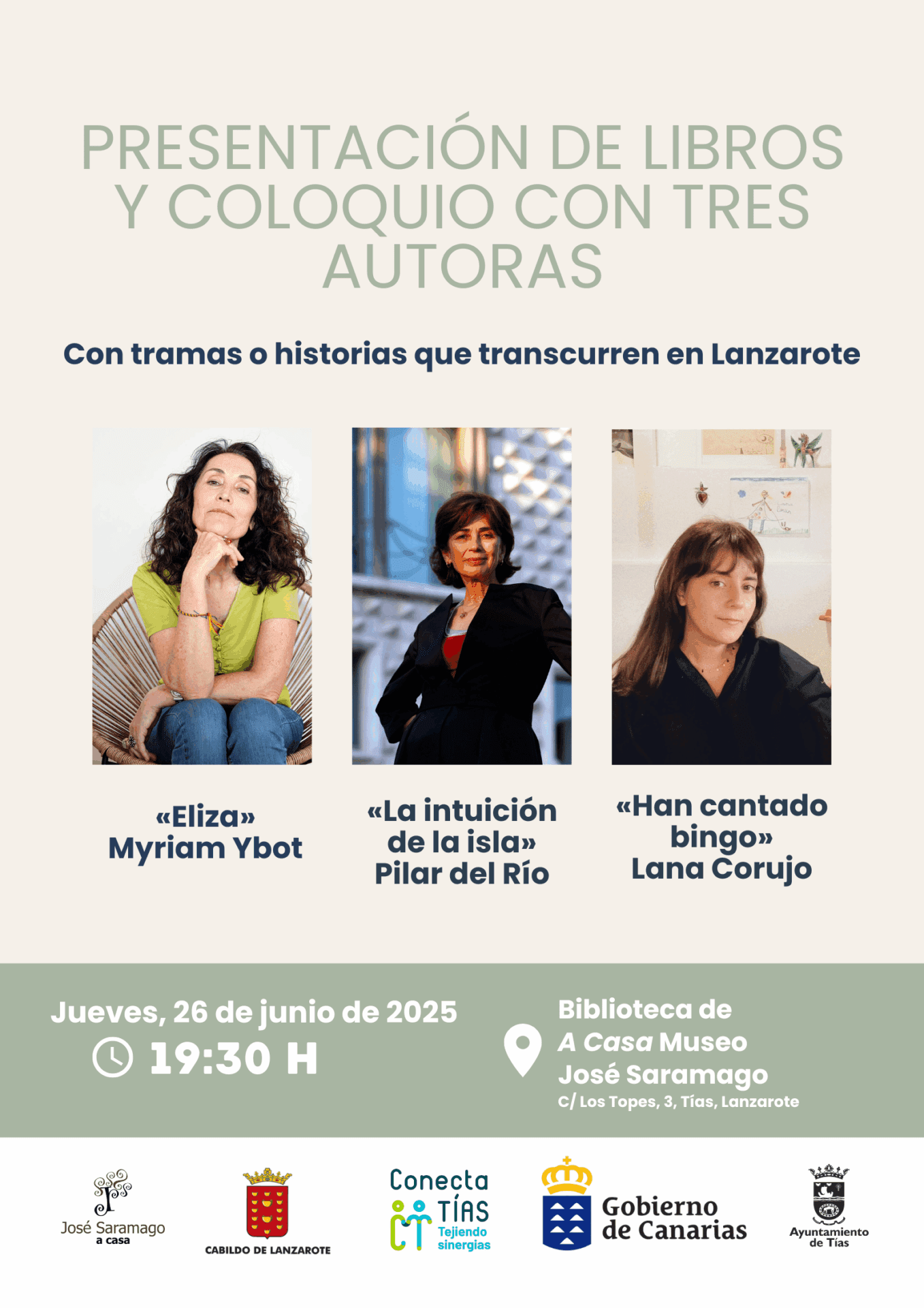 Imagen de: Tres escritoras, tres libros, una isla